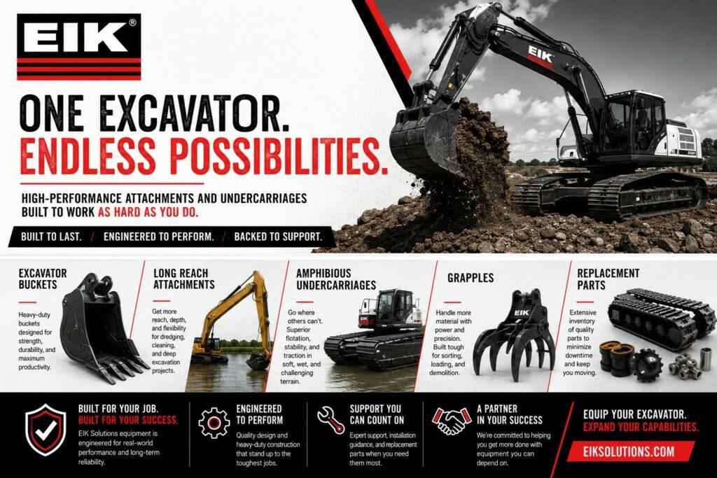 eik solutions excavator attachments