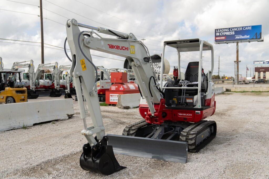 Takeuchi TB240 mini excavator Houston Heavy machinery
