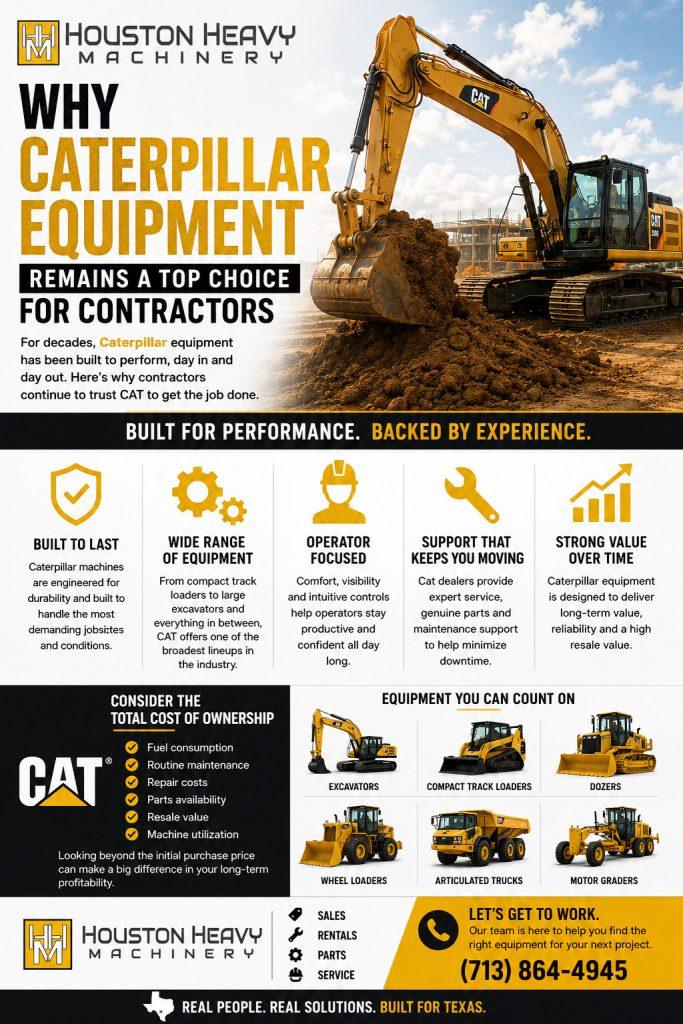 caterpillar cat excavator Houston heavy machinery