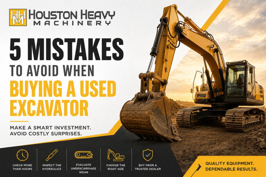 buying excavator houston texas 