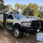Houston heavy machinery field service equipment trucks tomball